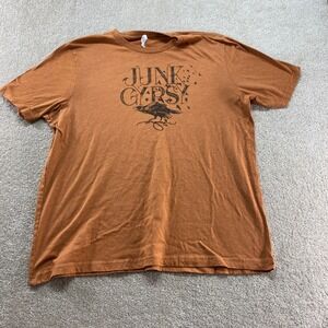Junk Gypsy Raven Crow Shirt Mens 2XL Burnt Orange Heather Western Graphic Tee